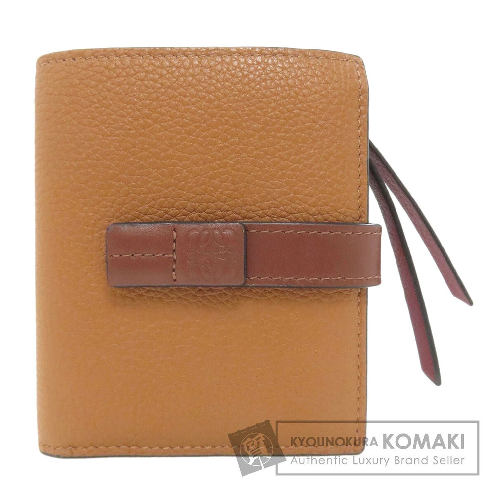 Loewe Vertical Wallet Bi fold coin purse Leather
